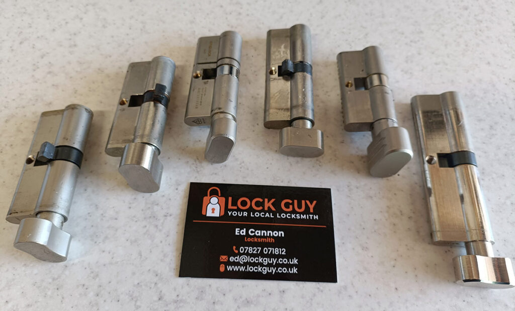 thumbnail image 2 of Mila Euro Profile Door Lock Cylinder Barrel With Key & Thumb Turn - Multiple Sizes 2 of 4