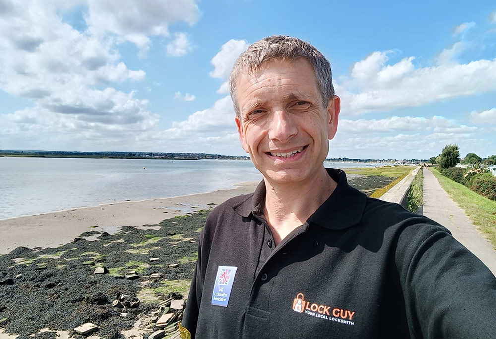 Lock Guy in Summer on the Essex coast