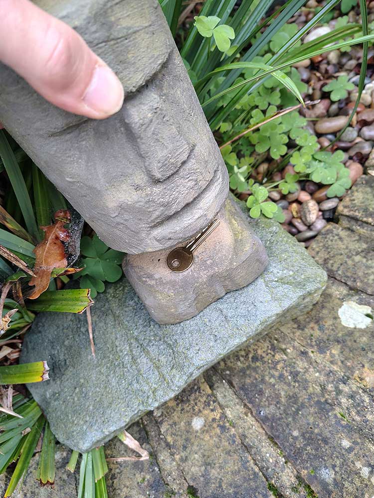 Hiding a key under an ornament - Should You Hide a Key On Your Property