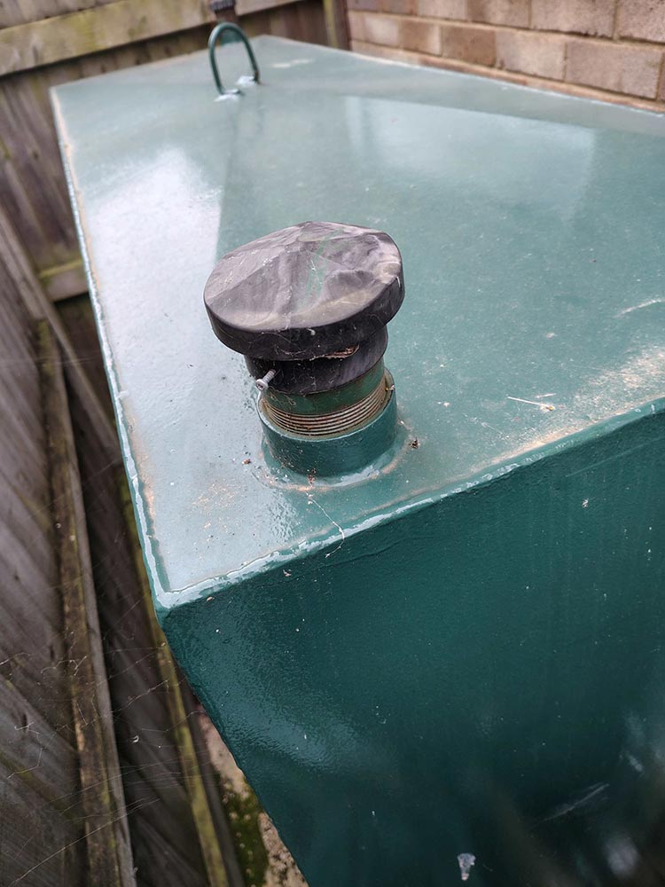 oil tank caps are not always secure