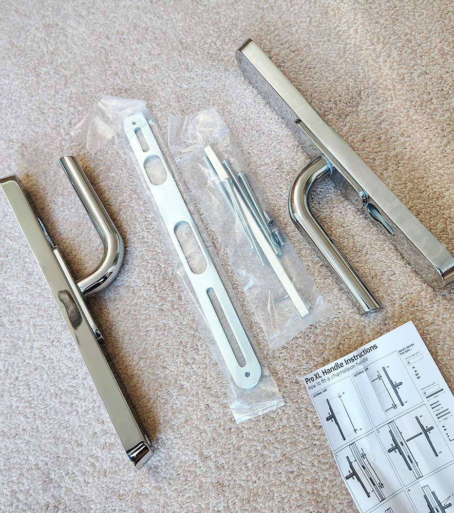 unboxed Adjustable Door Handles chameleon handle
