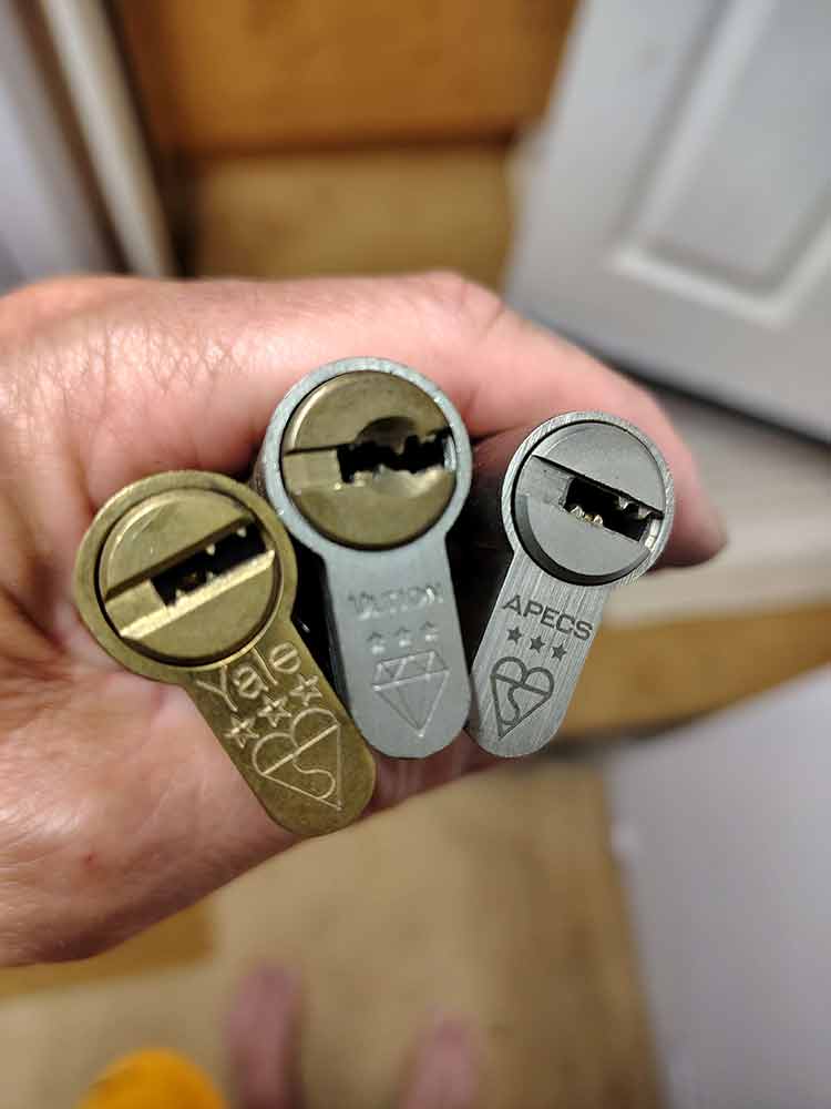 Euro Cylinder 3 Star locks
